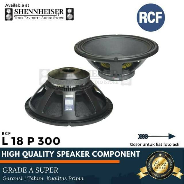 SPEAKER 18" RCF P-300 GRADE A SPEAKER  COMPONENT