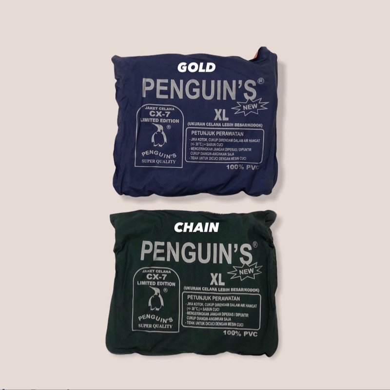 Jas Hujan Penguin’s Jaket Celana CX-7 (XL) Limited