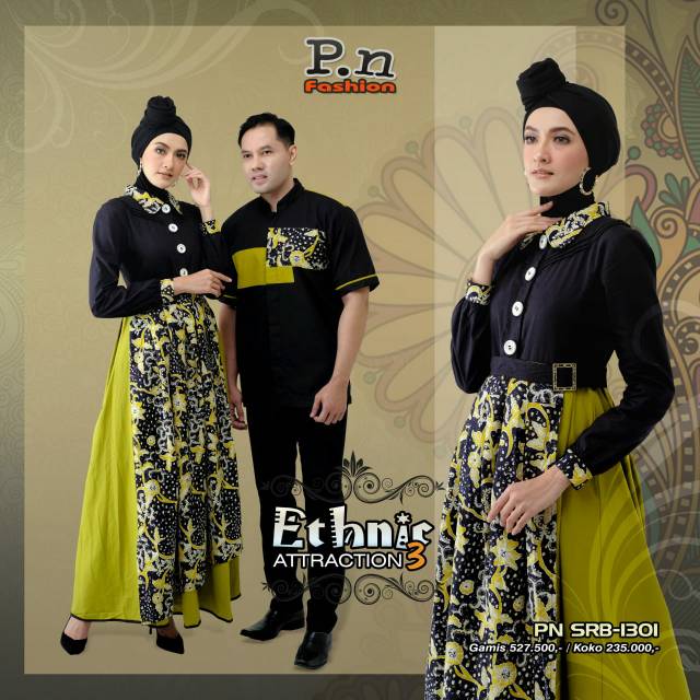 Gamis P.n Fashion couple P.n SRB-301