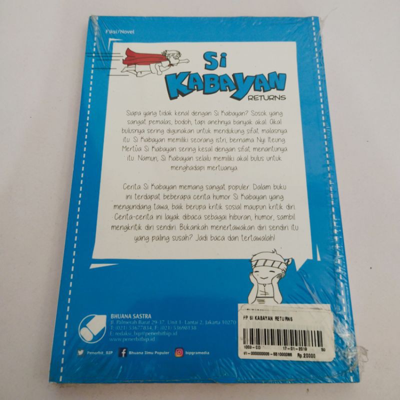 Buku Obral Super Murah Novel Si Kabayan Returns Yus R Ismail Shopee Indonesia