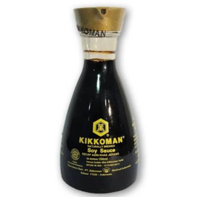 

Kikkoman All Purpose Soy Sauce Dispenser Bottle Halal 150ml - shoyu halal