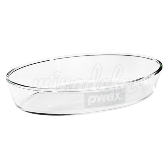 Loyang Kaca - Loyang Kaca Pyrex 2.7L Oval Dish Tahan Panas