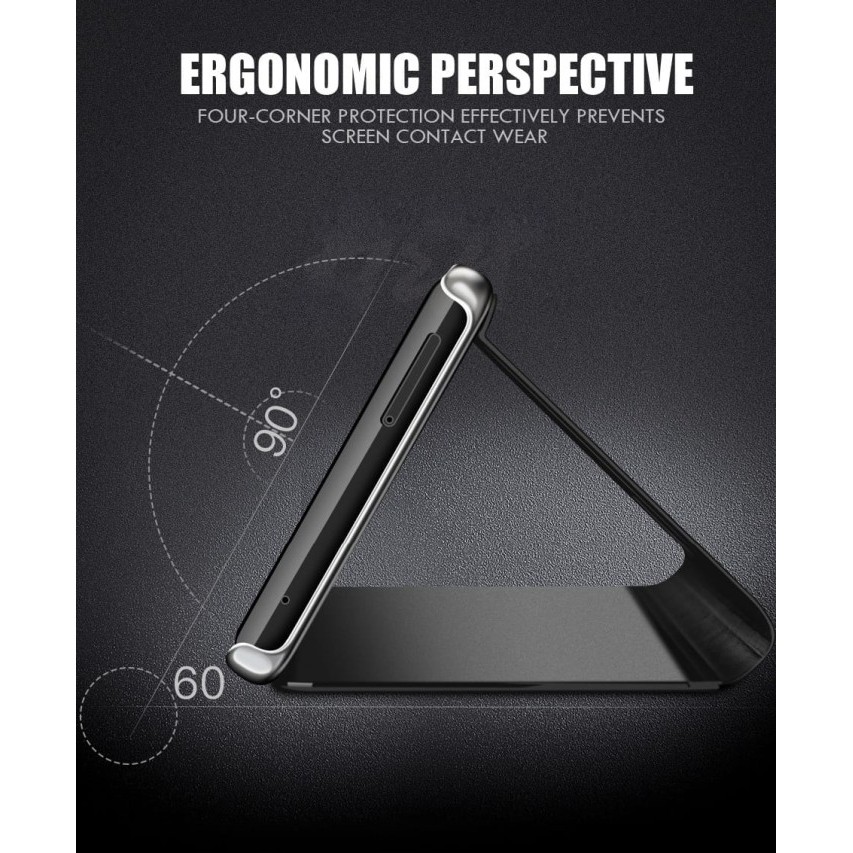 REALME 7 / 7 PRO / 7I / C17 / NARZO 20 / NARZO 20 PRO FLIP CASE MIRROR CLEAR VIEW STANDING COVER