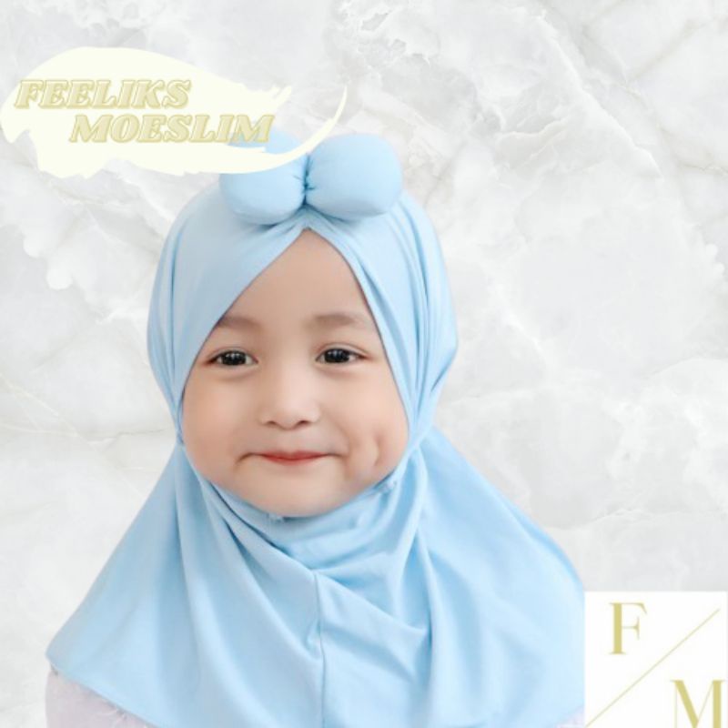 Hijab Anak Mini Samping / Jilbab nyaman murah lucu kualitas PREMIUM