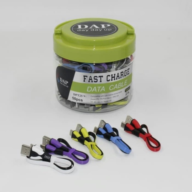 Kabel Data DAP DPM25 Micro Usb Isi 50pcs panjang 25cm