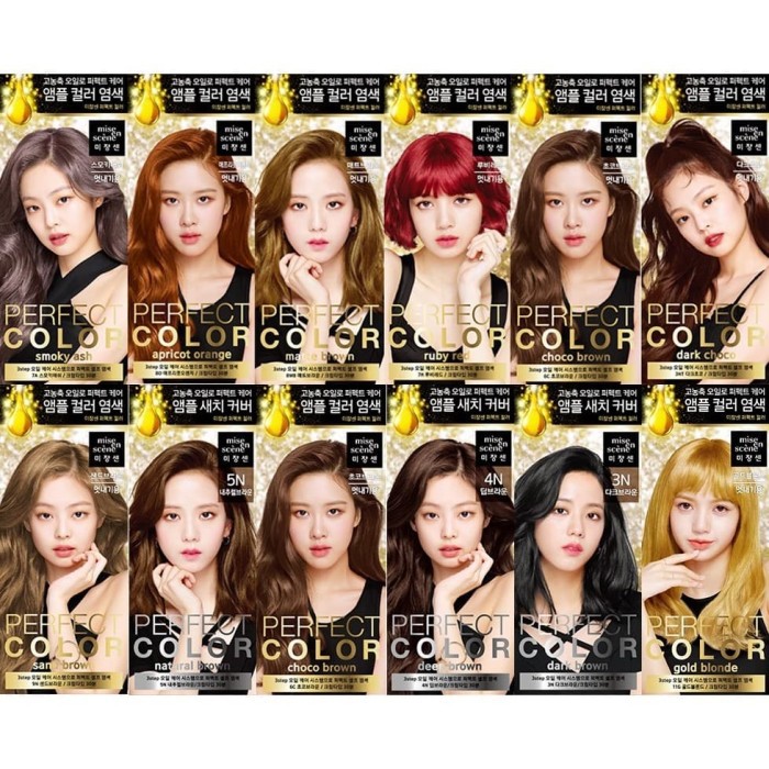 Mise en Scene PERFECT COLOR Hair dye Coloring