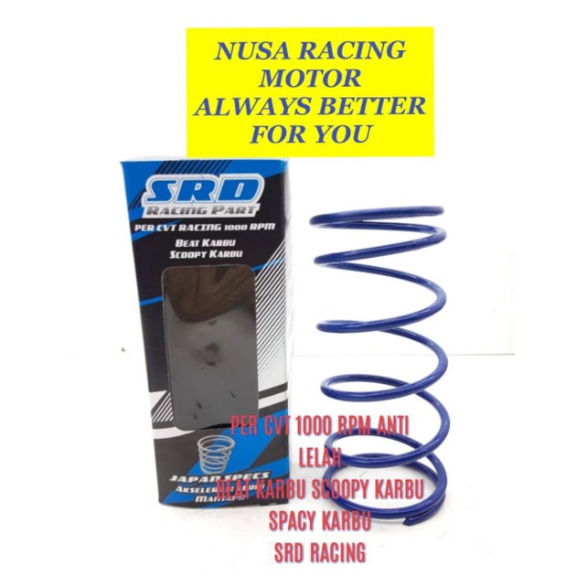 Bisa COD Per cvt beat scoopy karbu 1000 RPM racing. SRD terbaik diklasnya