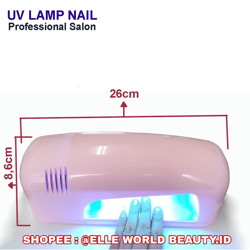 NAIL UV LAMP LED LAMPU PENGERING KUKU UV LED NAIL GEL - NAIL LAMP LAMPU PENGERING KUTEK GEL