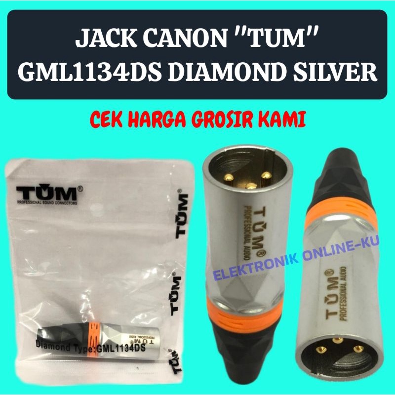 JACK CANON TUM GML1134DS DIAMOND SILVER