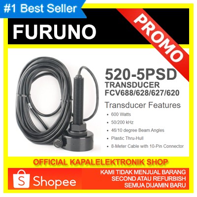 FURUNO 520 5PSD TRANSDUCER BUAT FCV 688 / FCV 628/ FCV 627/ FCV 620