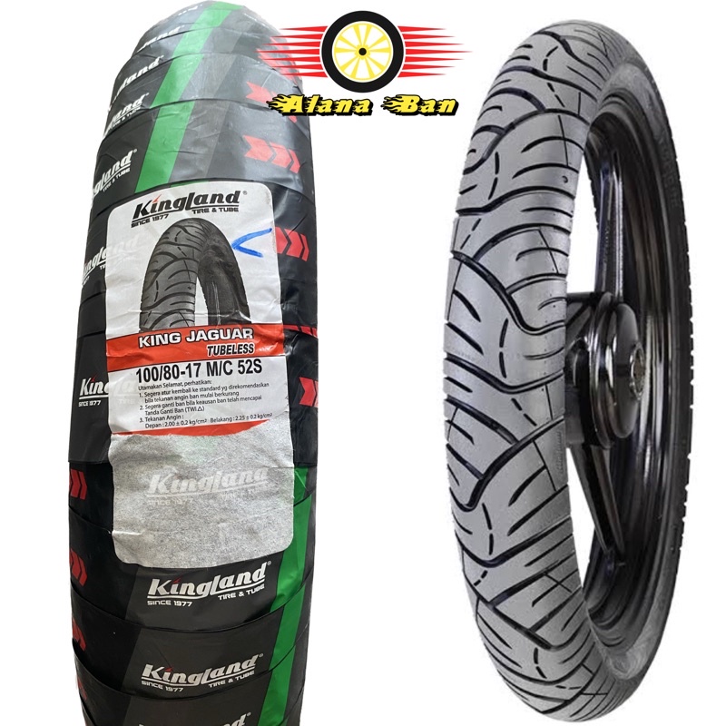 Ban Kingland 100/80 ring 17 King Jaguar Tubeless