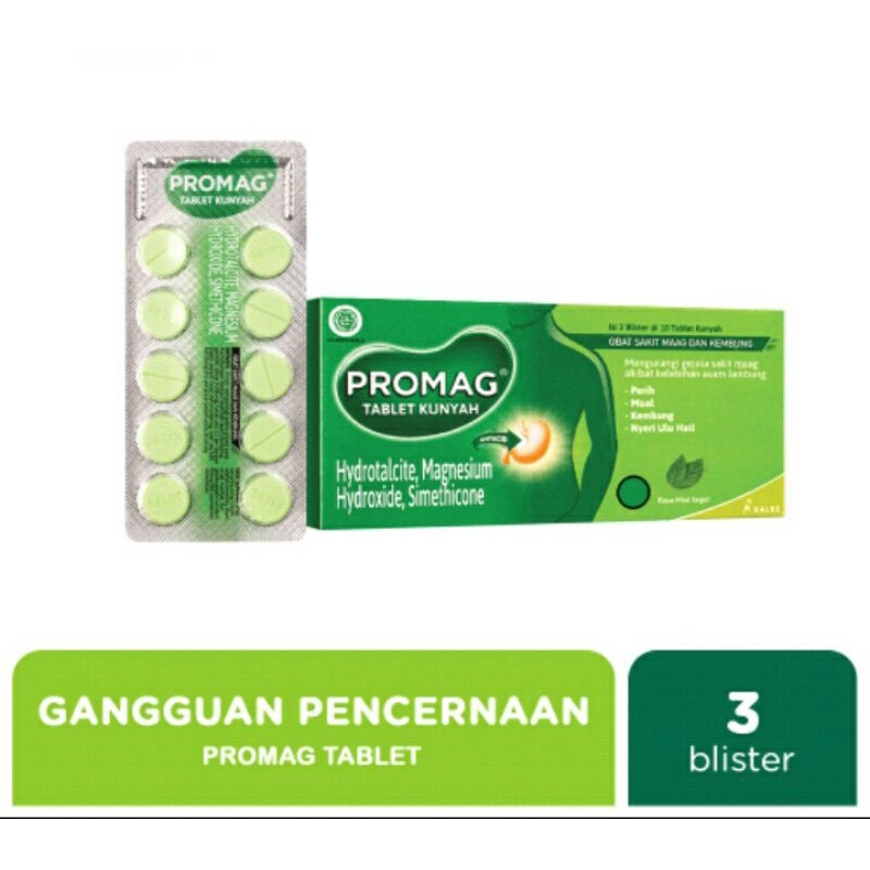 PROMAG® (Obat Sakit Maag, Kembung, Mual, Perih, Nyeri Ulu Hati)