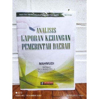 Jual BUKU ANALISIS LAPORAN KEUANGAN PEMERINTAH DAERAH EDISI 3 - MAHMUDI ...