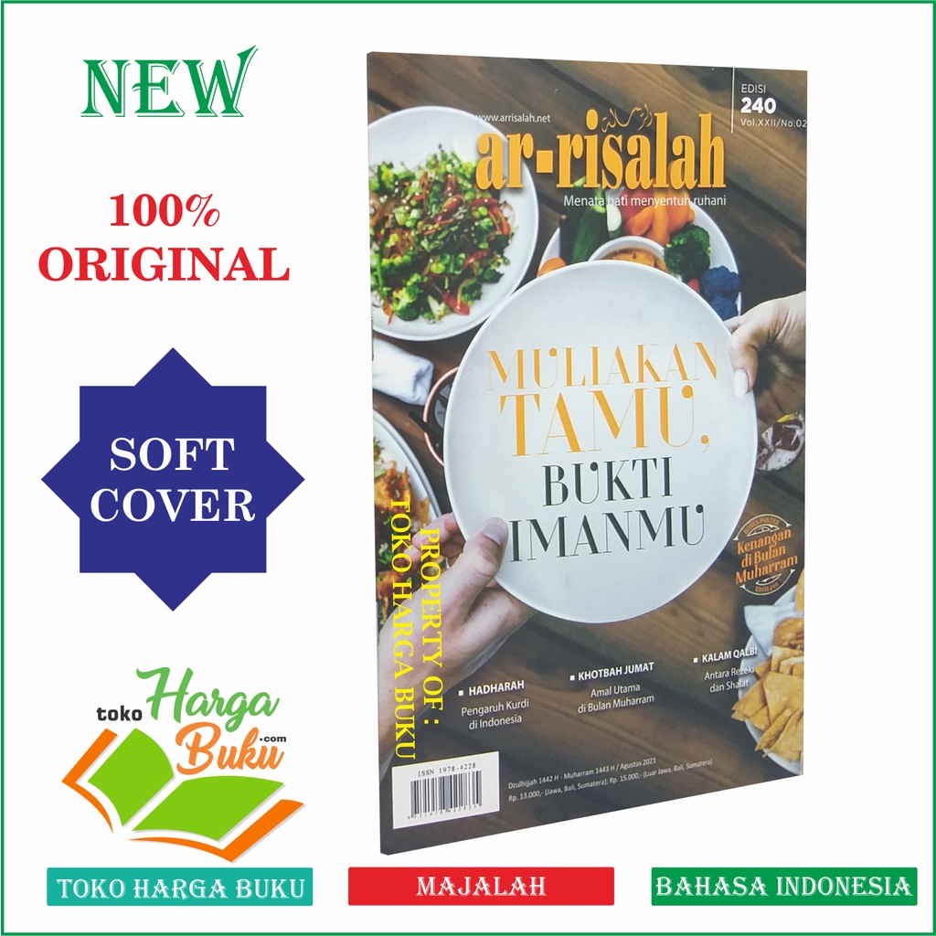 Majalah Ar-Risalah Edisi 240 - Muliakan Tamu Bukti Imanmu Penerbit Ar-Risalah