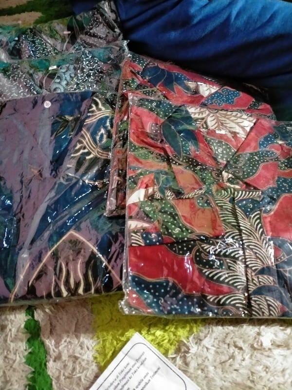 Kemeja Batik Pria Lengan Panjang Size M L Xl Xxl Bswart Batik Hrb026