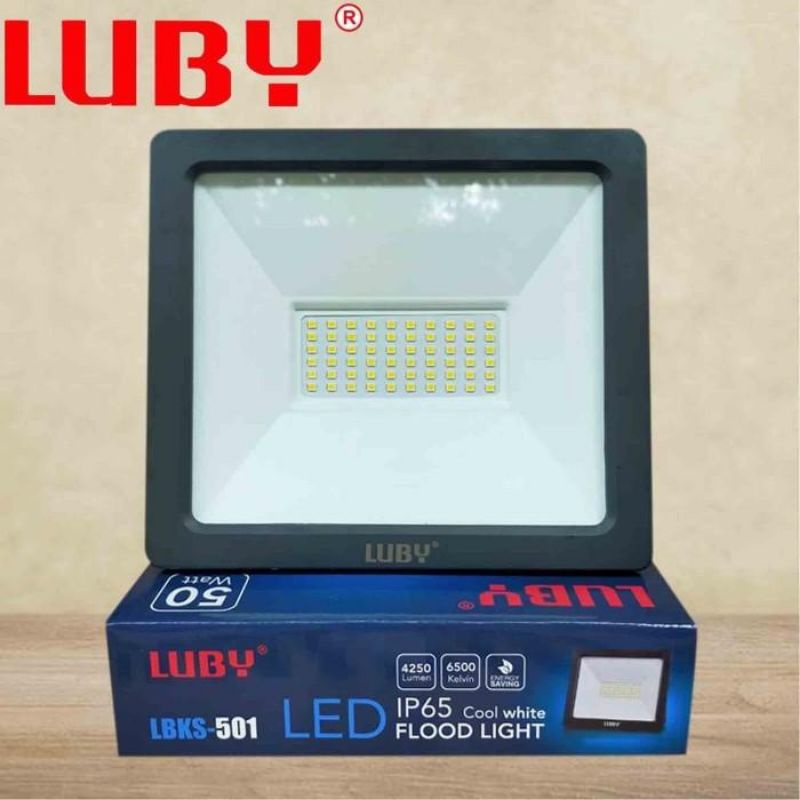LUBY Flood Light | Lampu Sorot/Tembak 50 Watt
