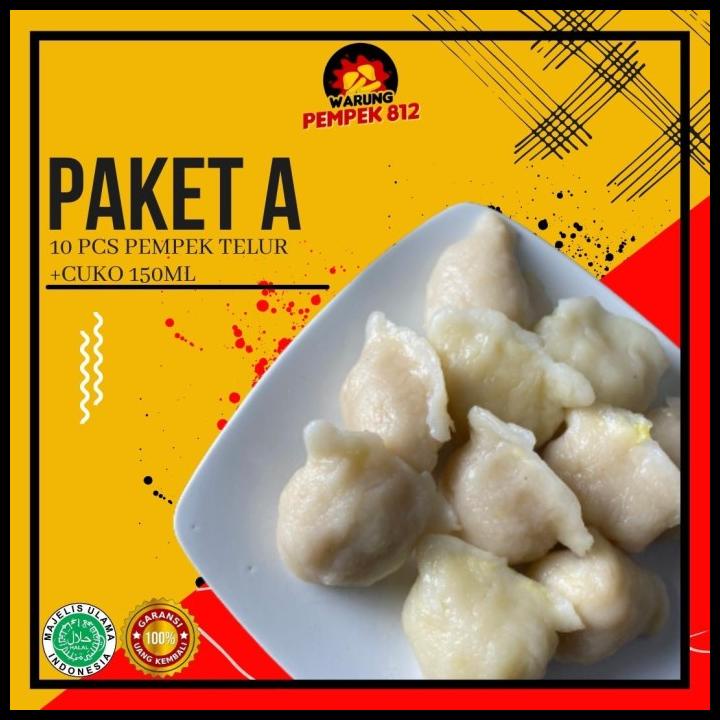

Pempek Frozen Lapanduobelas Paket A (10 Pempek Telor)Free 1 Botol Cuko