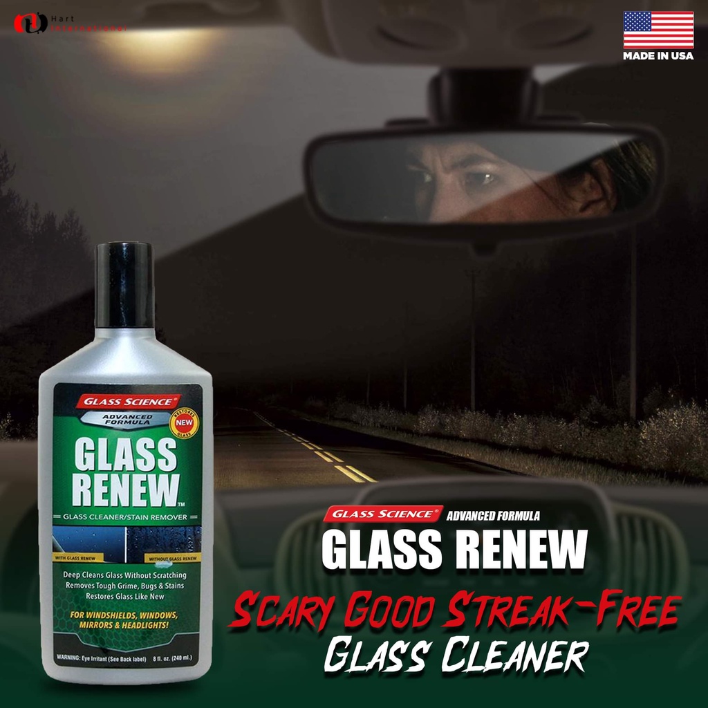 Glass Science Glass Renew Glass Scrub untuk hapus Kerak Jamur Kaca Waterspot MURAH