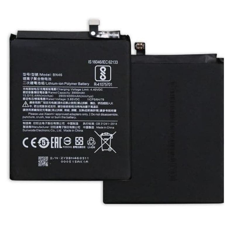 Baterai XIAOMI BN46 REDMI NOTE 8 REDMI 7 Battery Batre XIAOMI REDMI NOTE8 REDMI7 BN46 ORIGINAL