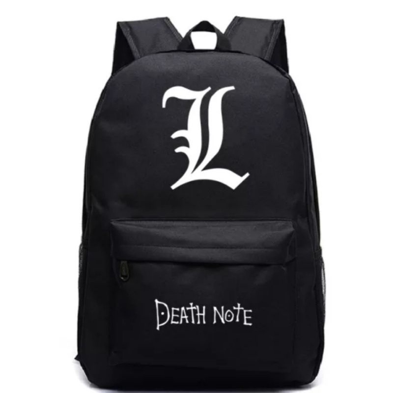 tas anime death note bisa untuk sekolah ataupun hangout bareng temen ada slot laptopnya