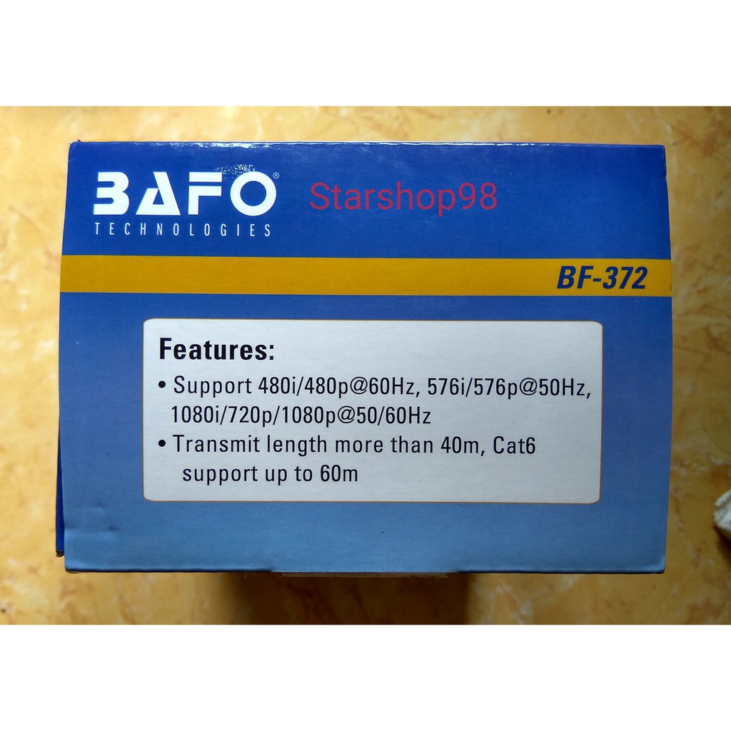 HDTV  extender 60m bafo single cat5e/6/ethernet extension 60m/ 60meter