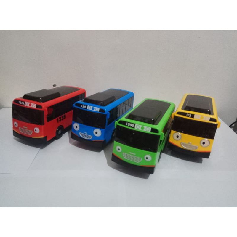 mainan bus tayo bisa berjalan lampu dan musik