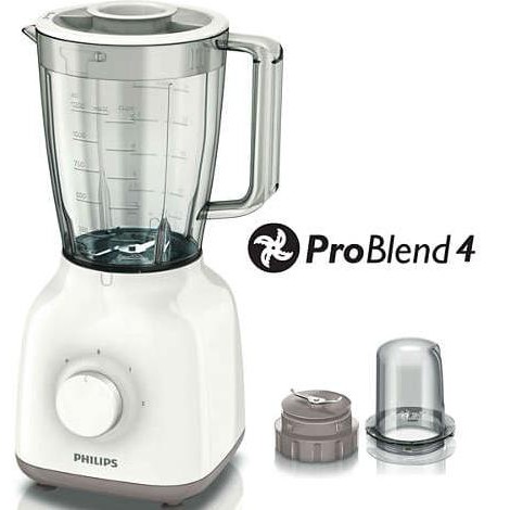 Blender Philips Plastik HR2102 - Putih / HR 2102