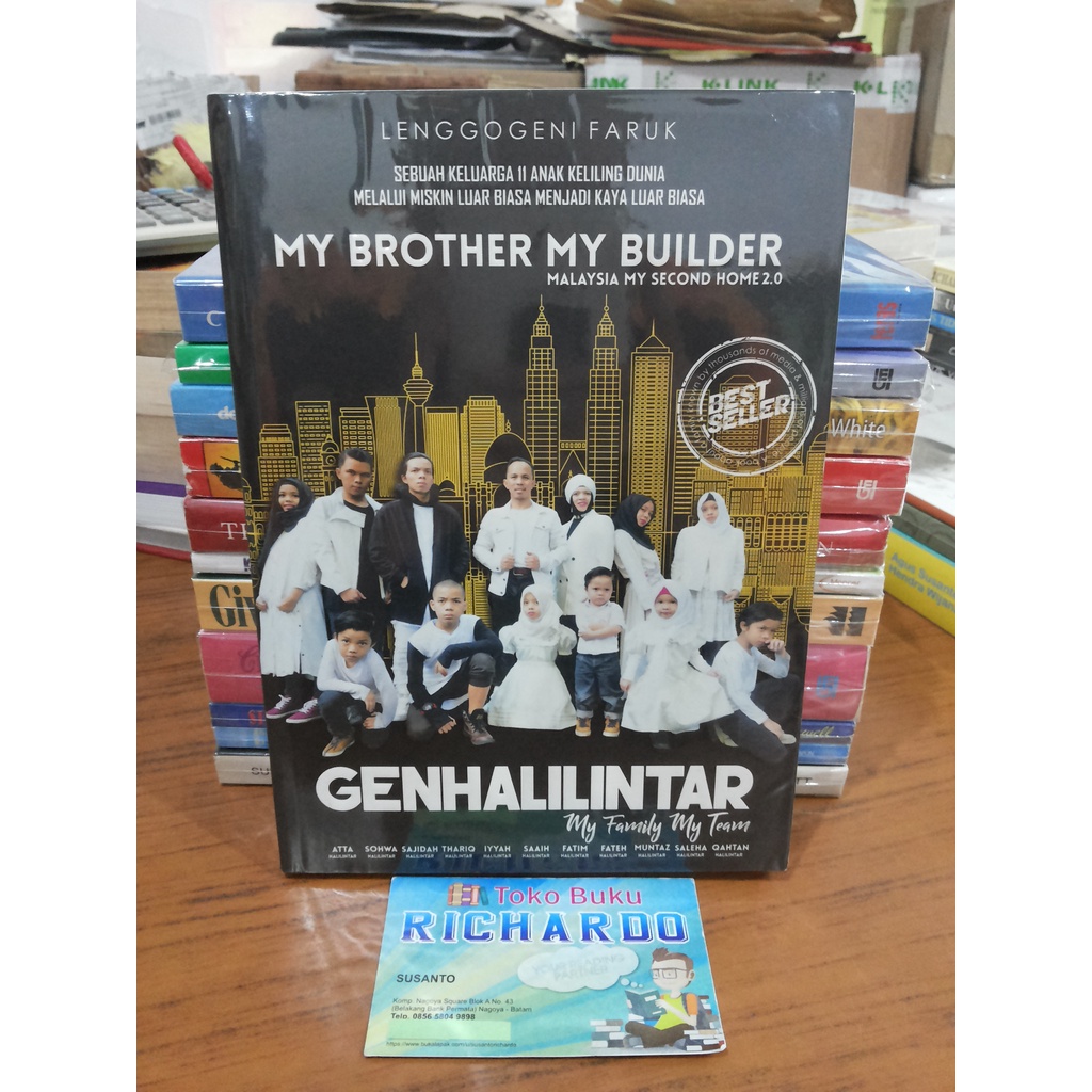 Buku Genhalilintar My Family My Team My Brother My Builder --- Lenggogeni Faruk