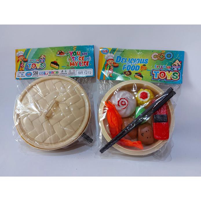 C0103 MAINAN MASAK MASAKAN DIMSUM SH 1272 MAINAN MINIATUR DIM SUM SET