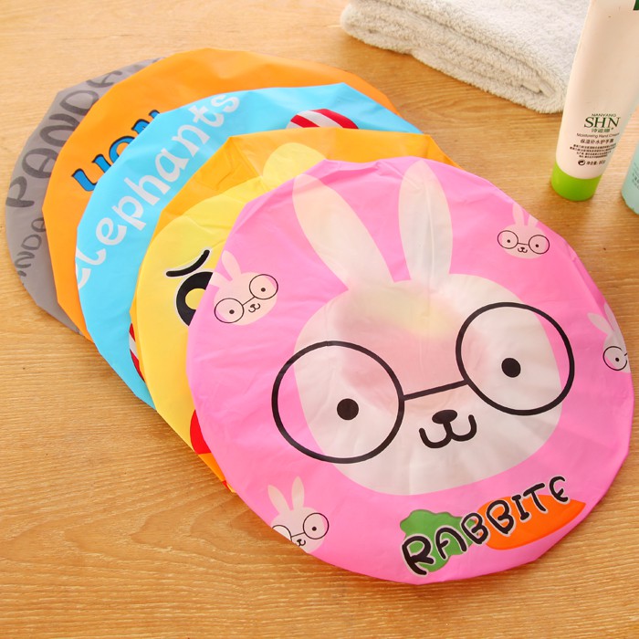 【GOGOMART】Shower Cap / Pelindung Rambut Saat Keramas Mandi