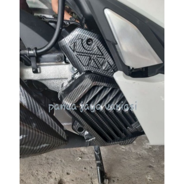 Cover/Tutup Radiator Nemo Karbon Carbon Honda Adv 160/Pcx 160 Honda Vario 160