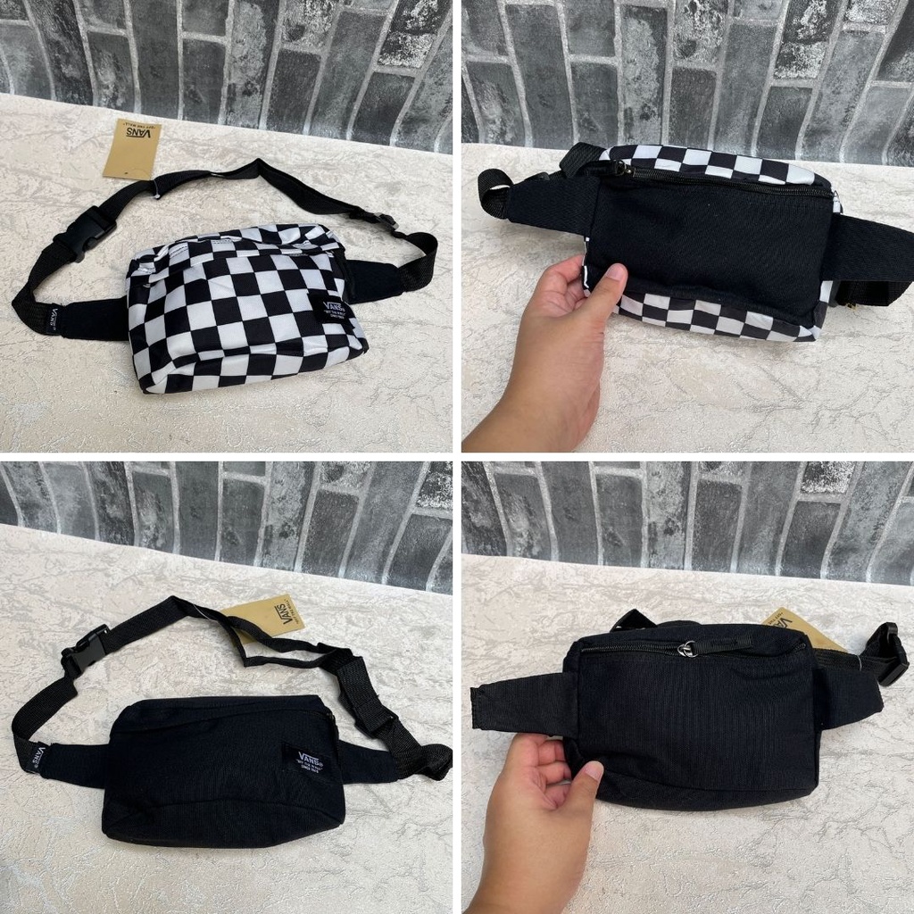 Waistbag Vans Checkerboard / Tas Selempang Tas Pinggang