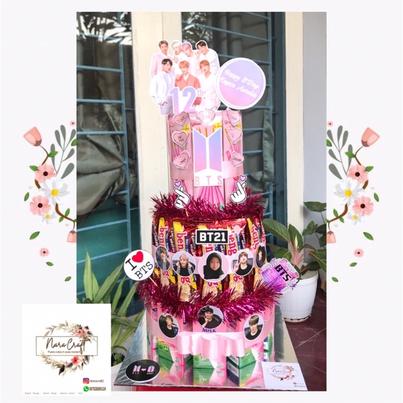 

SNACK TOWER KARAKTER BTS 3 tinggal 150K