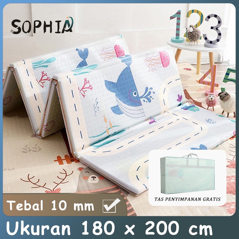 Playmat Lipat karpet bayi Playmat Bayi 180x200 cm Matras Bayi Playmat Foam Lipat