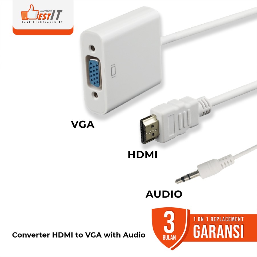 Converter HDMI to VGA plus Audio NYK