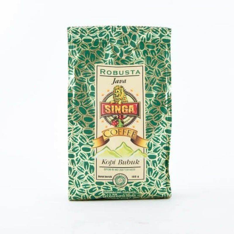 

KOPI SINGA ROBUSTA (KOPI BUBUK) 180 gr