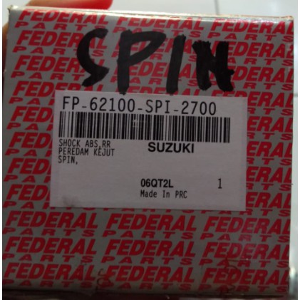 Shock Breaker Belakang Skok Belakang Federal Spin 62100 SPI 2700