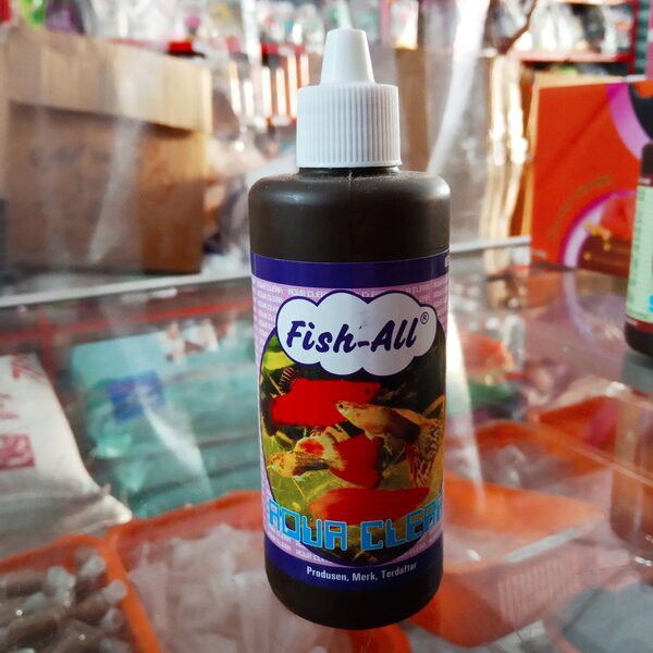 Fish All Aqua Clear Obat Cairan Penjernih Air Aquarium Aquascape Kolam