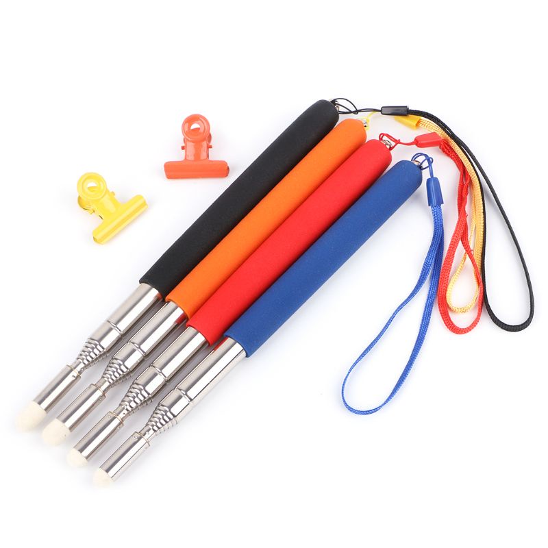 Mary Pena Papan Tulis Torch Profesional Felt Untuk Kepala Mengajar Teleskopik Bahan Stainless Steel