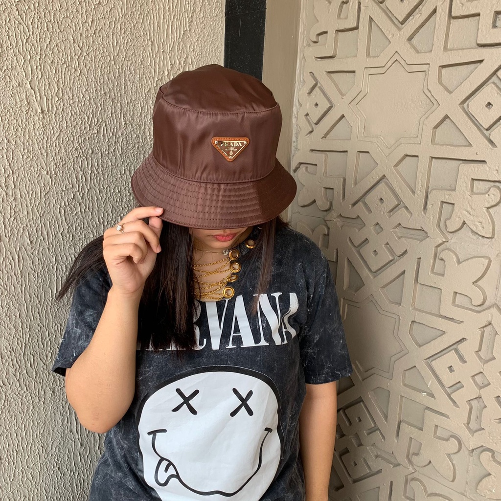 LUXY LX4025 TOPI BRANDED WANITA BUCKET HAT UNISEX KUALITAS PLATINUM 1:1 IMPORT QUALITY