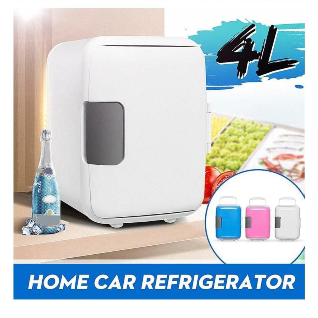 Kulkas Mini Hot Cool Portable / Mini Fridge Refrigerator Termurah