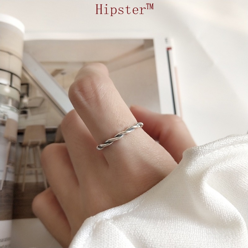 Popular Korean National Style Personalized Winding Braided Rope Open Ring