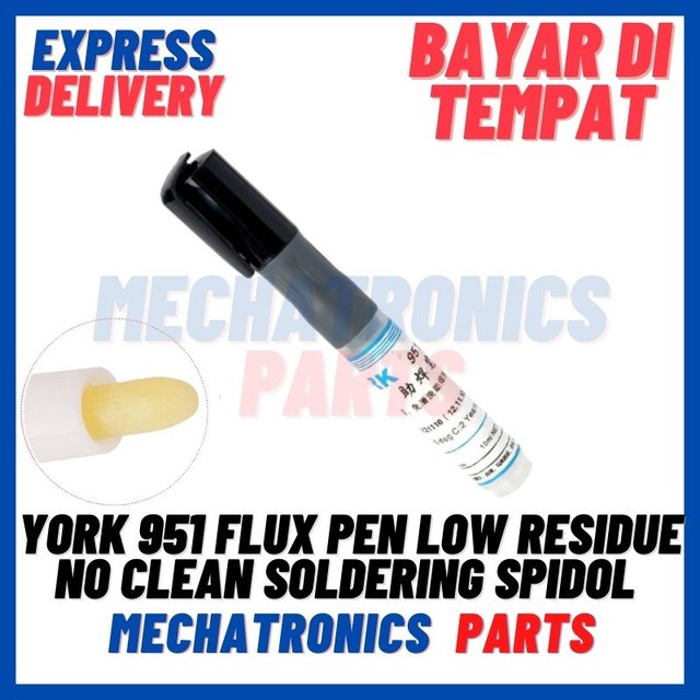 [DEV-9375] YORK 951 FLUX PEN LOW RESIDUE NO CLEAN SOLDERING SPIDOL ROSIN BERSIH1