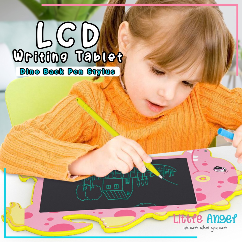 LCD TABLET EDUKASI ANAK / DRAWING WRITING TABLET Belajar Sekolah / Papan Tulis Digital