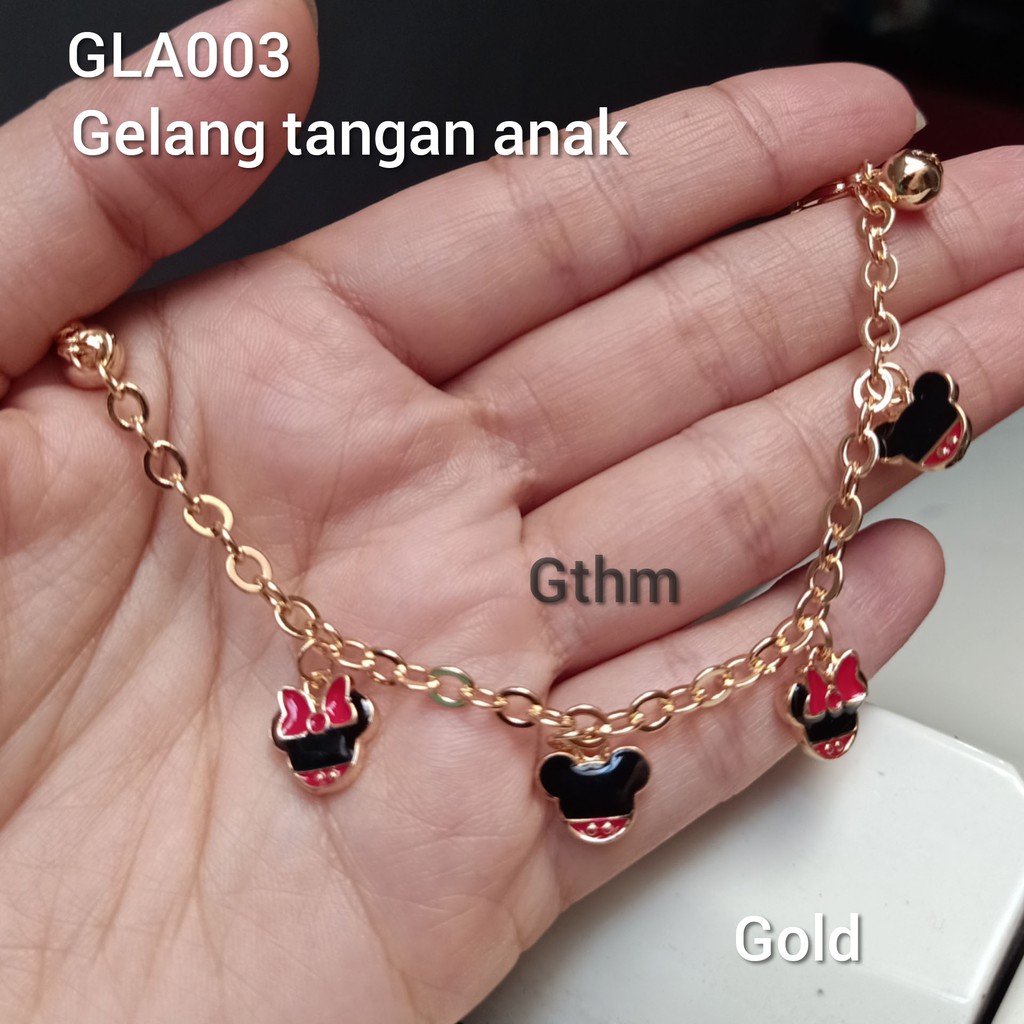 Xuping gelang anak motif mickey gla003