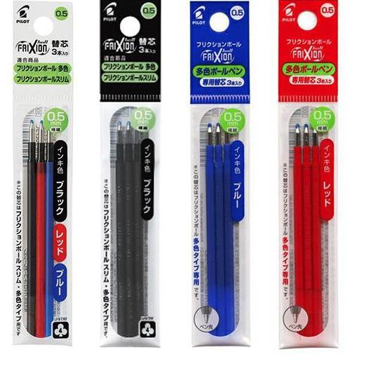 

Refill Pen Frixion 3 Warna 0.5 lfbtrf30ef (TIDAK BISA DIGUNAKAN UNTUK PEN FRIXON CLICKER 1 WARNA)