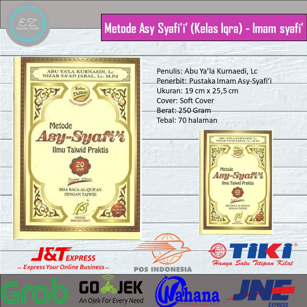 [Terlaris] Metode Asy Syafi'i’ (Kelas Iqra) - Metode Tajwid iqro