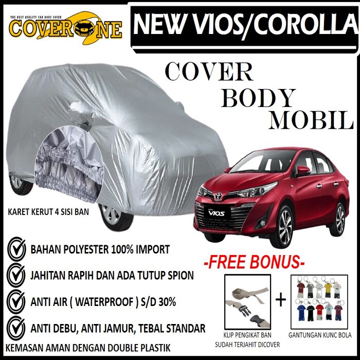 Selimut Sarung Body Cover Mobil Corolla Altis / Mantel Penutup Mobil Corolla Altis / Cover Mobil Outdoor Indoor / Selimut Mobil / Sarung Mobil / Cover Mobil Waterproof Anti Air Free Pengikat Ban