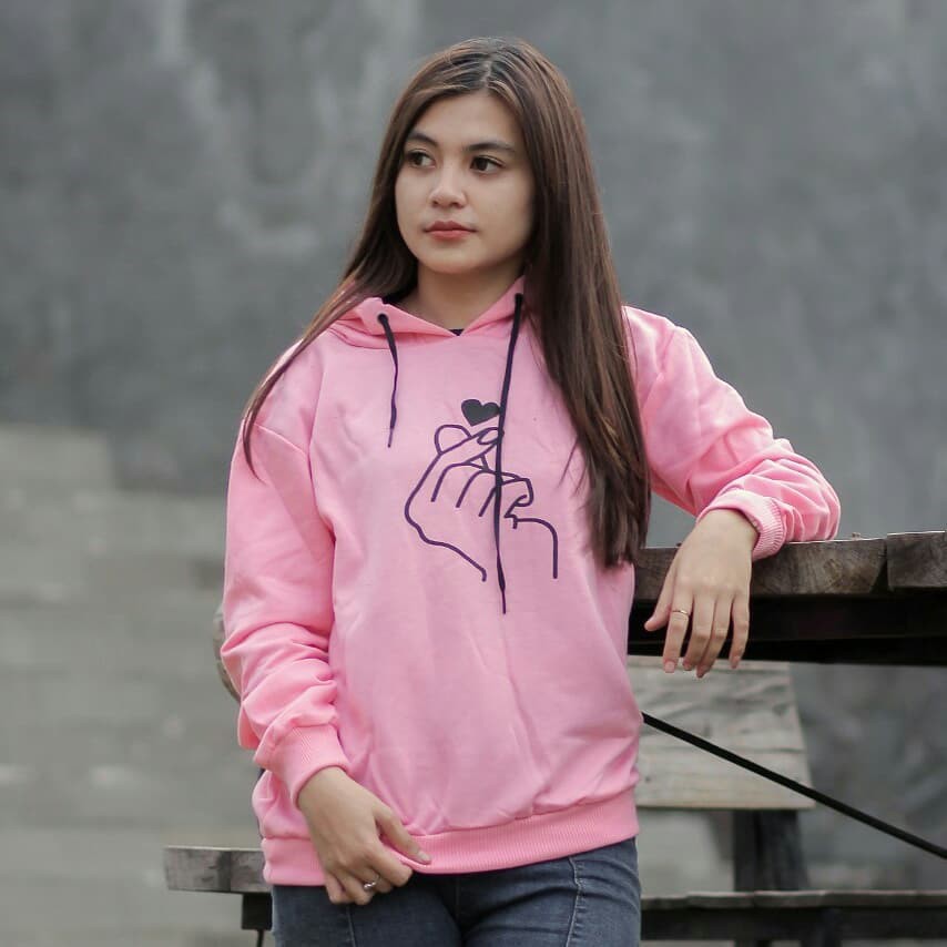 SARANGHEYO HOODIE WANITA - FASHION STYLE KOREA TERLARIS