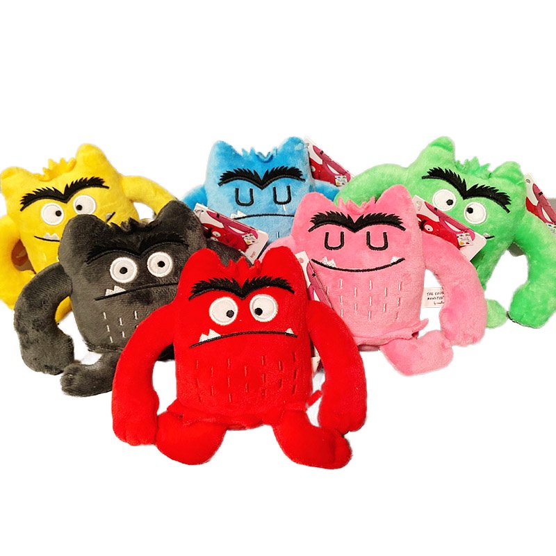 Mainan Boneka Stuffed Plush Monster The Color Ukuran 15cm 6 Warna Untuk Hadiah Ulang Tahun Anak